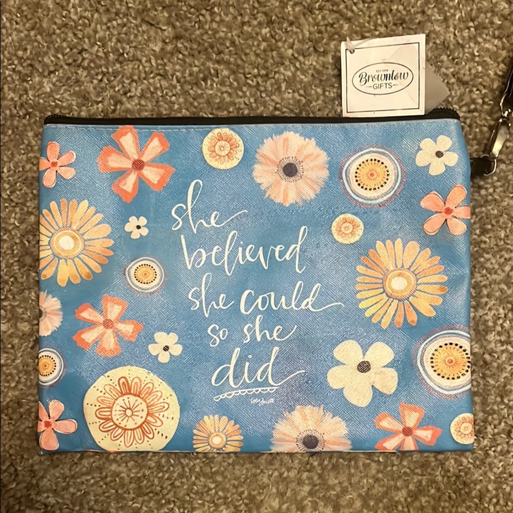 Blue Floral Women's Bag